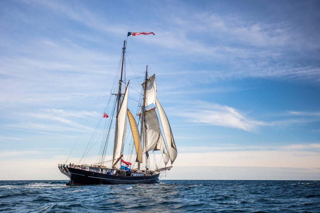 Tall Ship Wylde Swan sailing